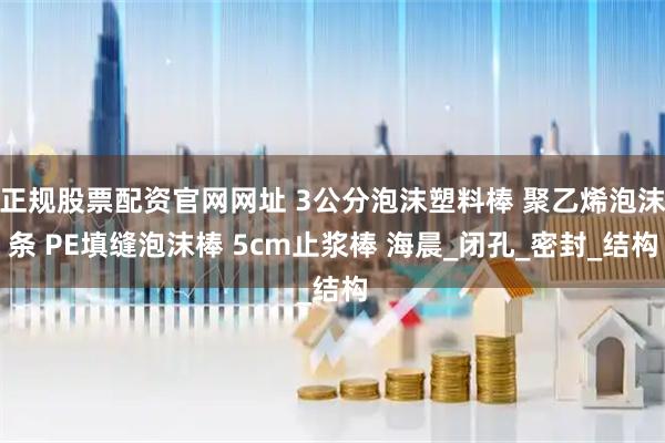正规股票配资官网网址 3公分泡沫塑料棒 聚乙烯泡沫条 PE填缝泡沫棒 5cm止浆棒 海晨_闭孔_密封_结构